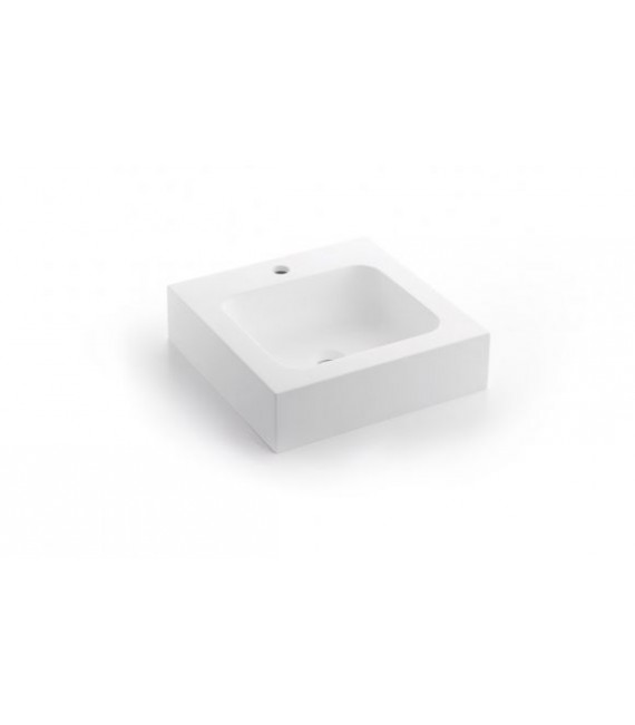 BATHCO 6005 LUENA Lavabo Cuadrado Solid Surface