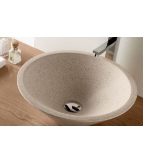 BATHCO 08009 SARON Lavabo TERRAZO Conico Beige