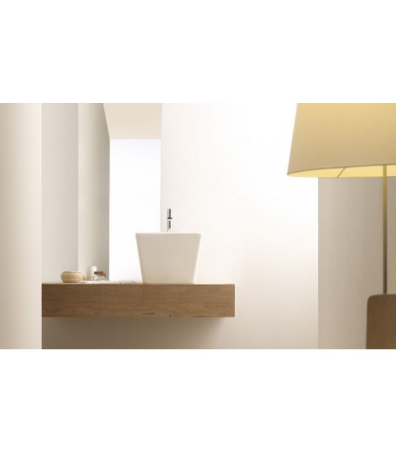 BATHCO 4059 GENOVA-B Lavabo Porcelana Cuadrado Alto