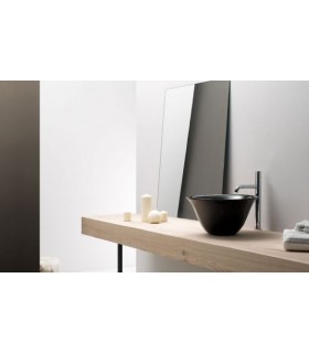 BATHCO 4062/NE NORDIC Lavabo Conico Negro