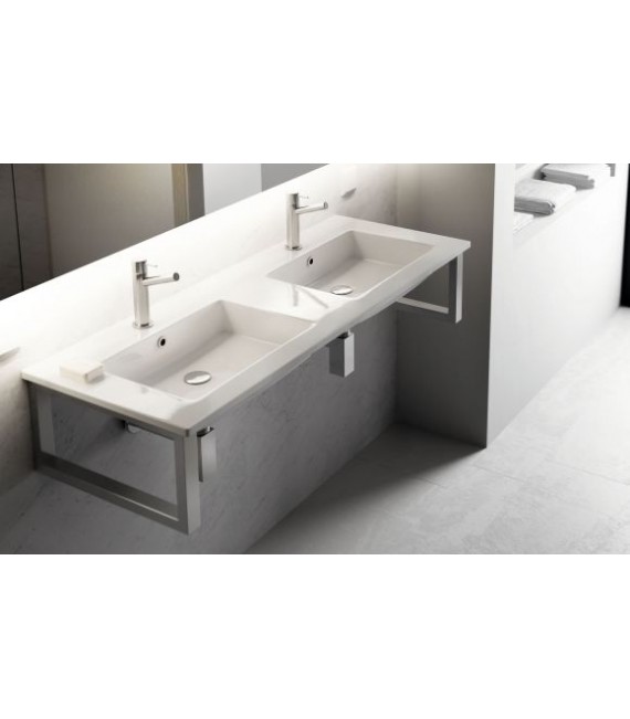 BATHCO 4068 LIEBANA 120 Lavabo Rectangular (doble poza)