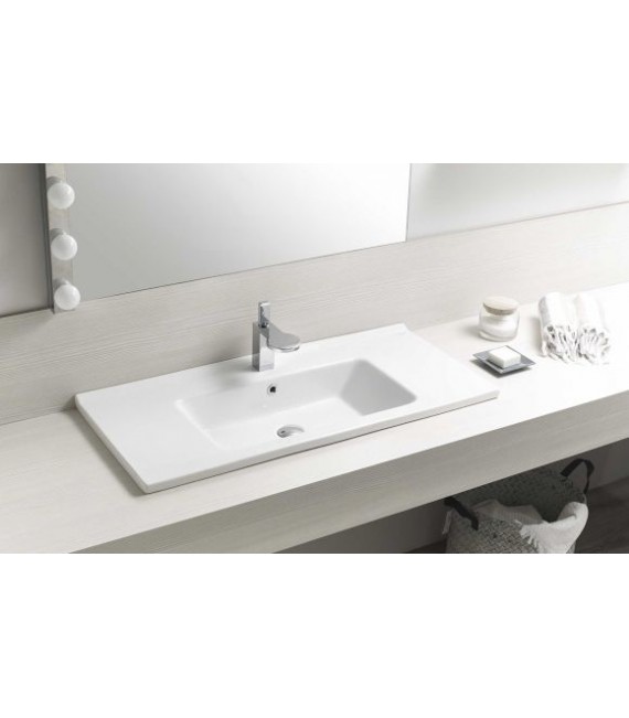 BATHCO 4101 RIGA 100 Lavabo Rectangular