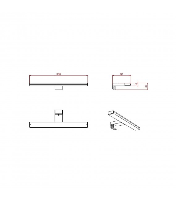 SALGAR 85158 MICRO Conjunto Mueble Gris Mate