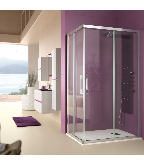 SALGAR CLEAR Mampara Rectangular De Ducha