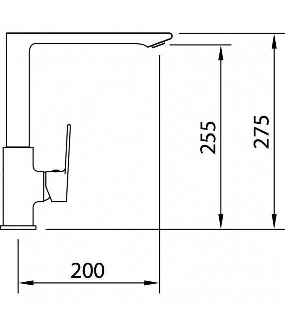 CLEVER 60113 Monomando Fregadero Caño Fundido Ec3 Agora Xtreme