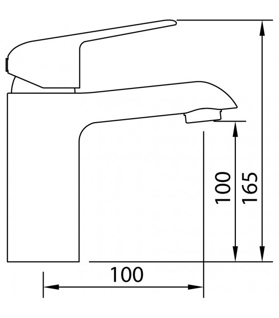 CLEVER 60173 Monomando Lavabo 100 N Start Elegance