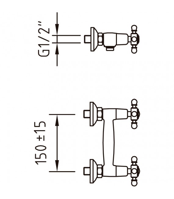 CLEVER 94477 Bm Ducha With2 Antigona