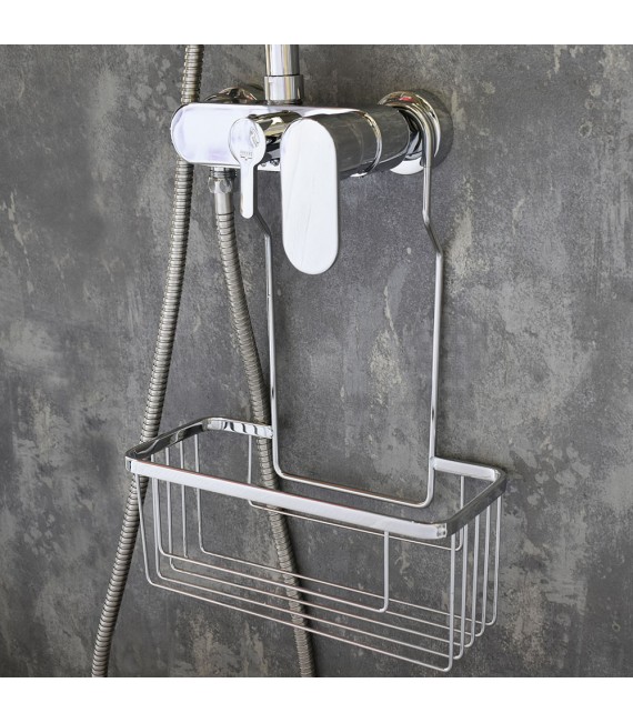 LLAVISAN L133924 SOLANO Cesta Ducha portagel sin taladros