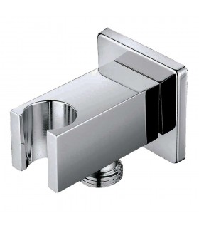 LLAVISAN L295744 Soporte Ducha con toma Cuadrado