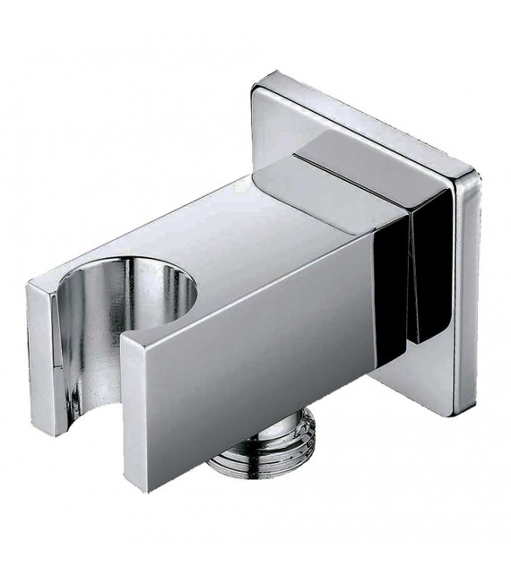 LLAVISAN L295744 Soporte Ducha con toma Cuadrado