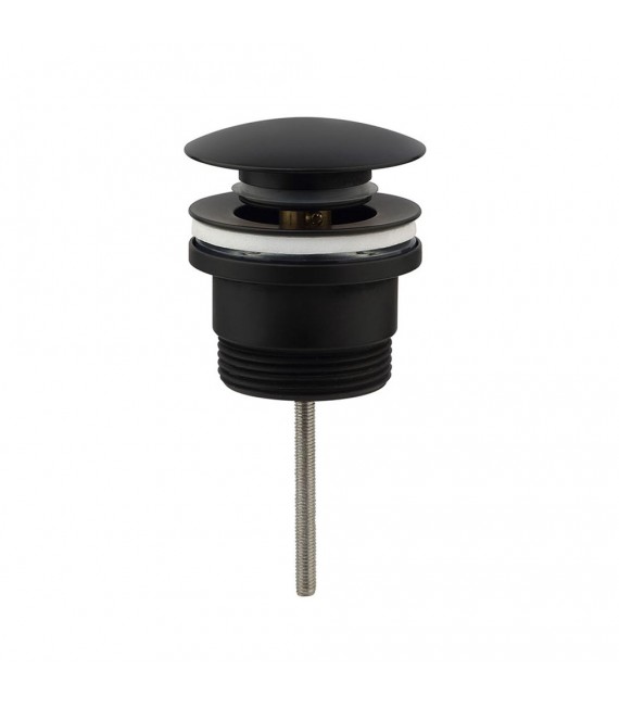 LLAVISAN L173914 Válvula Clic Clac de lavabo negro mate