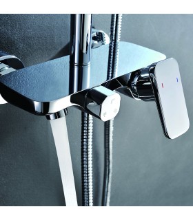 LLAVISAN L154054 Grifo columna ducha monomando 3 Vías Dual