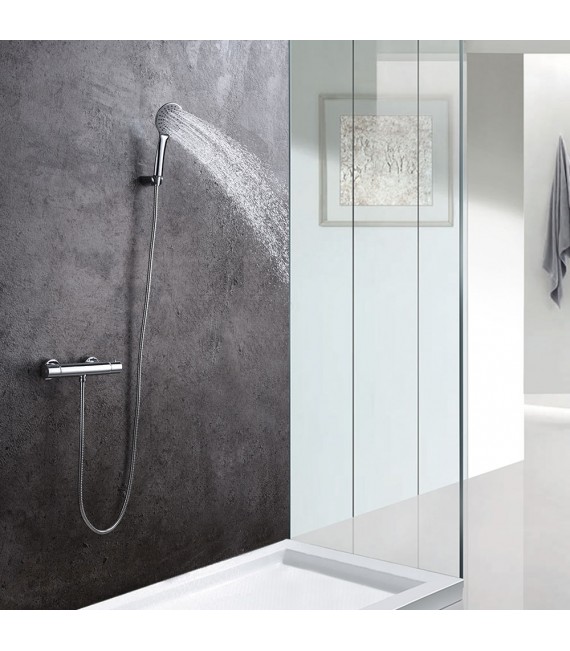 LLAVISAN L154224 PARÍS Grifo Ducha termostática Equipo Zinc