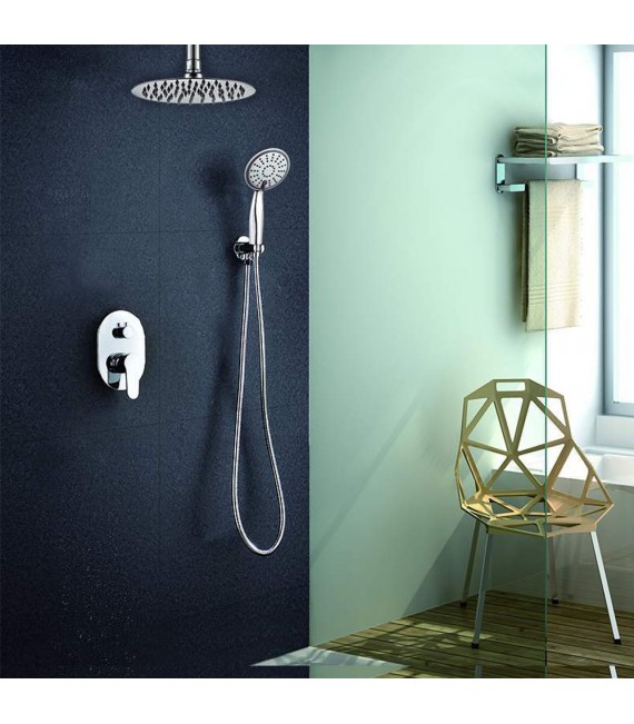 LLAVISAN L155634 SIOUX Grifo de empotrar monomando Redondo Techo