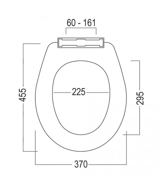 LLAVISAN L312804 Asiento inodoro Moment blanco mate