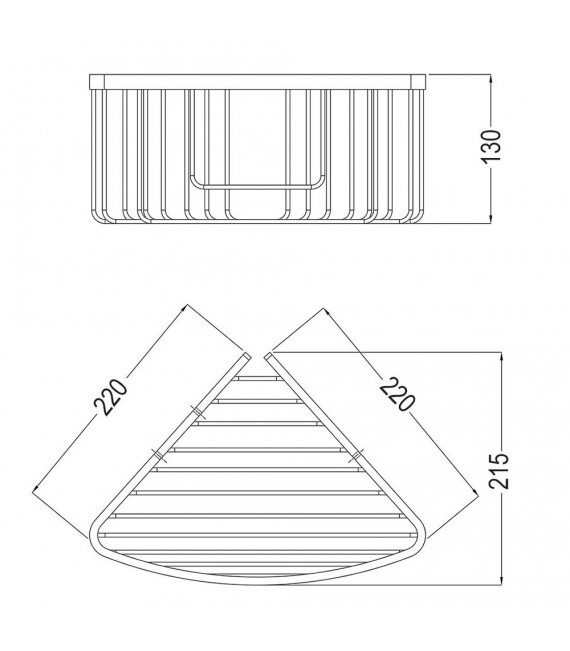 LLAVISAN L133884 CIERZO Cesta Ducha portagel