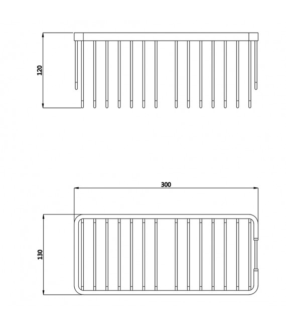 LLAVISAN L133874 SIROCO Cesta Ducha portagel