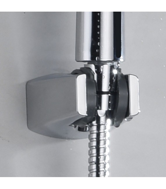 LLAVISAN L293983 Soporte ducha Cónico Cromo en ABS