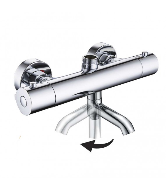 LLAVISAN L125564 ROUND Columna Ducha termostática Con Caño