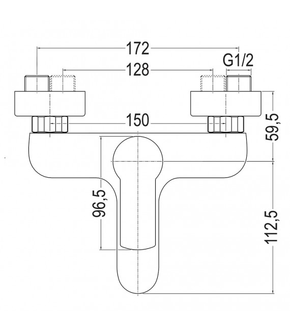 LLAVISAN L152404 SIOUX Grifo de bañera monomando