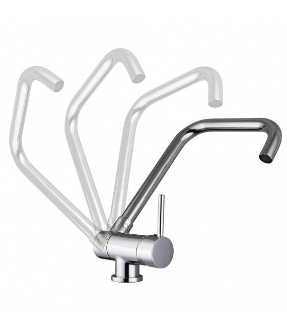 LLAVISAN L165384 Grifo de cocina monomando Abatible