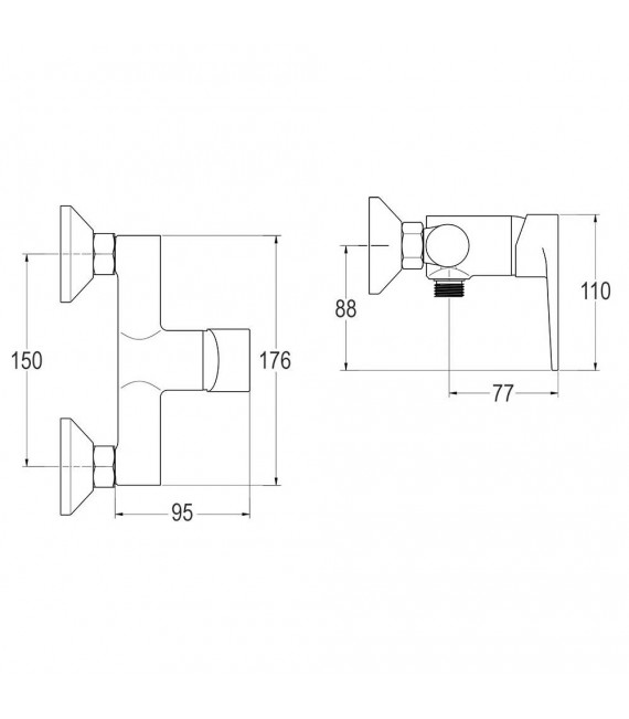 LLAVISAN L155674 DENVER Grifo Ducha monomando