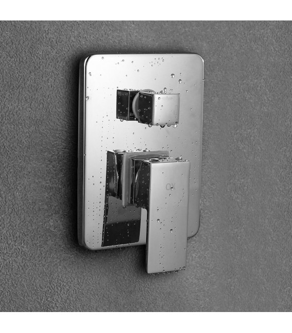 LLAVISAN L154484 CHEROKEE Grifo de empotrar monomando Cuadrada Techo Cromo