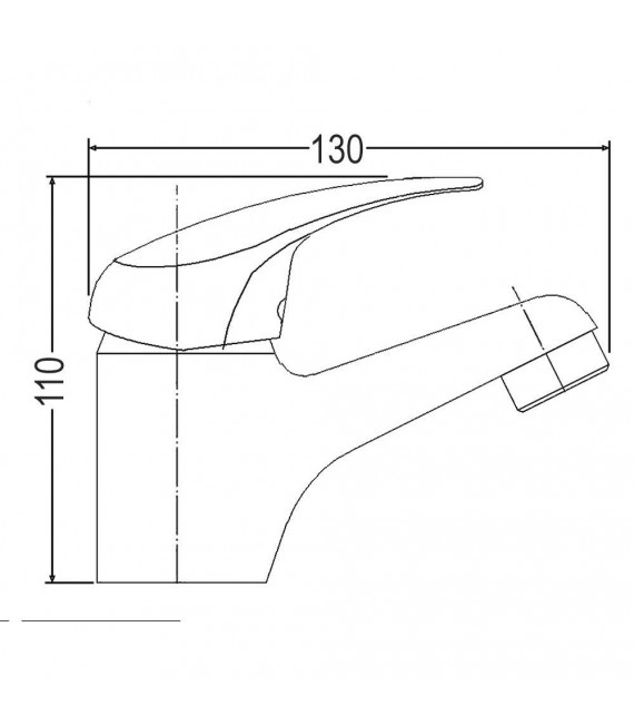 LLAVISAN L152744 APACHE Grifo de lavabo monomando