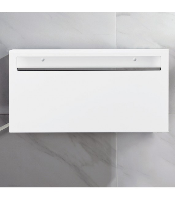 LLAVISAN L305834 KAREY Secatoallas toallero eléctrico Blanco blanco mate