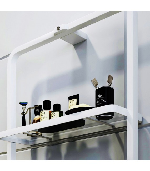 LLAVISAN L305854 LEVEL Secatoallas toallero eléctrico blanco mate