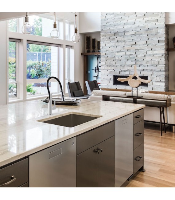 CLEVER 99733 Monomando Fregadero Ec3 Chef 6 Blanco