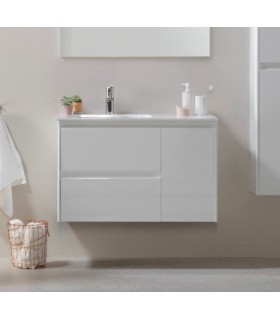 ROYO ALFA Mueble Con Lavabo 90 Blanco