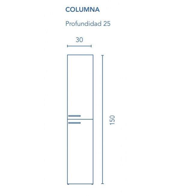 ROYO C0070587 EASY Columna Nogal Arenado