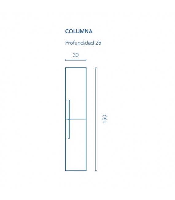 ROYO C0072668 CONFORT Columna Nogal