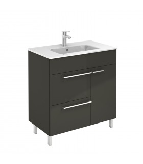 ROYO CONFORT Mueble+Lavabo Antracita
