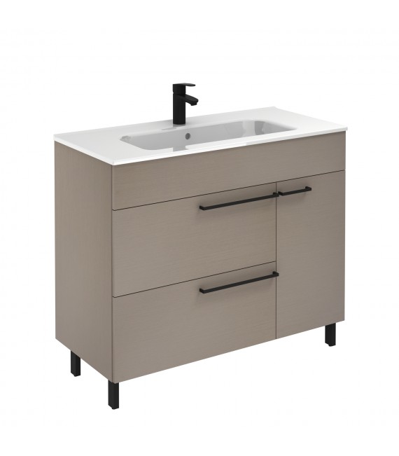 ROYO CONFORT Mueble+Lavabo Fumé Arenado