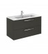 ROYO EASY Mueble+Lavabo Antracita Brillo