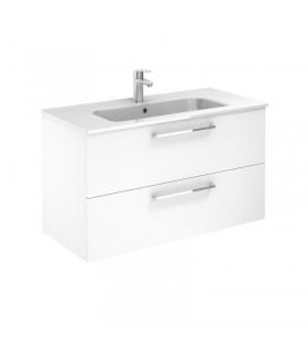 ROYO EASY Mueble+Lavabo Blanco Brillo