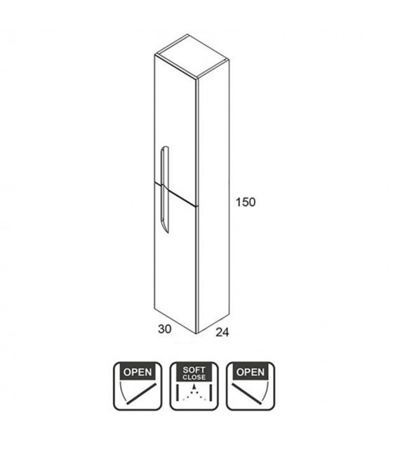 ROYO C0072005 VITALE Columna Beige Nature