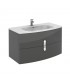 ROYO ROUND Mueble+Lavabo Antracita