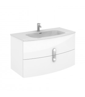 ROYO ROUND Mueble+Lavabo Blanco