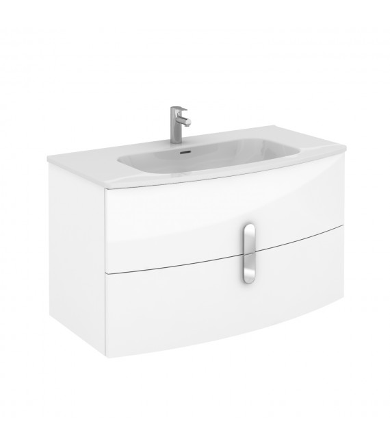 ROYO ROUND Mueble+Lavabo Blanco