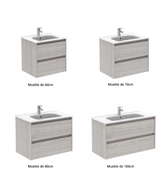 ROYO SANSA Conjunto 2 Cajones Gris Arenado