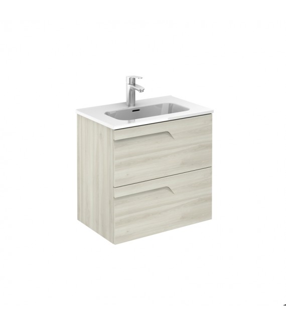 ROYO VITALE Conjunto Mueble 2 Cajones F-39 Cms Blanco Nature