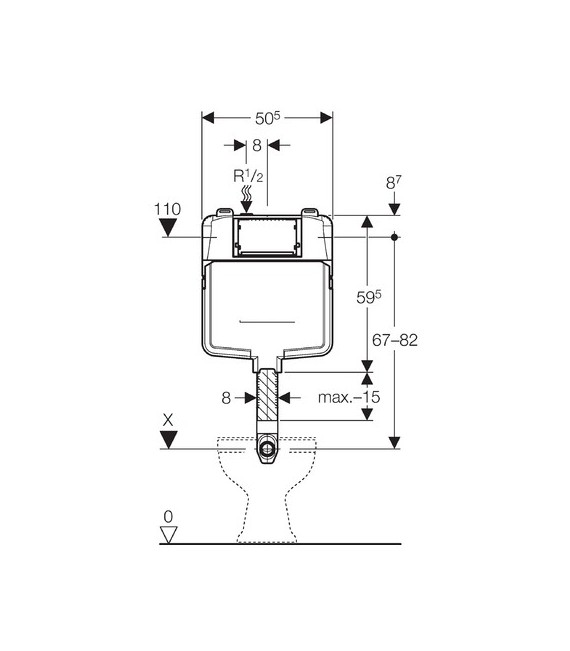 UP720 Cisterna Geberit