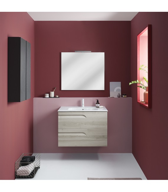 ROYO VITALE Conjunto Mueble 2 Cajones F-39 Cms Blanco Nature