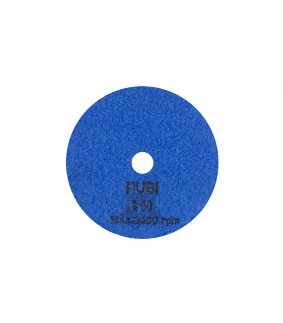 RUBI 62970 Disco Flexible Diamantado Para Pulir Ø100 mm - Grano 50