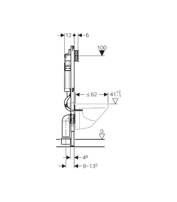DUOFIX Cisterna Geberit