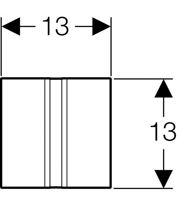 GEBERIT 116.026.GH.1 Sistema Electrónico Descarga Urinario
