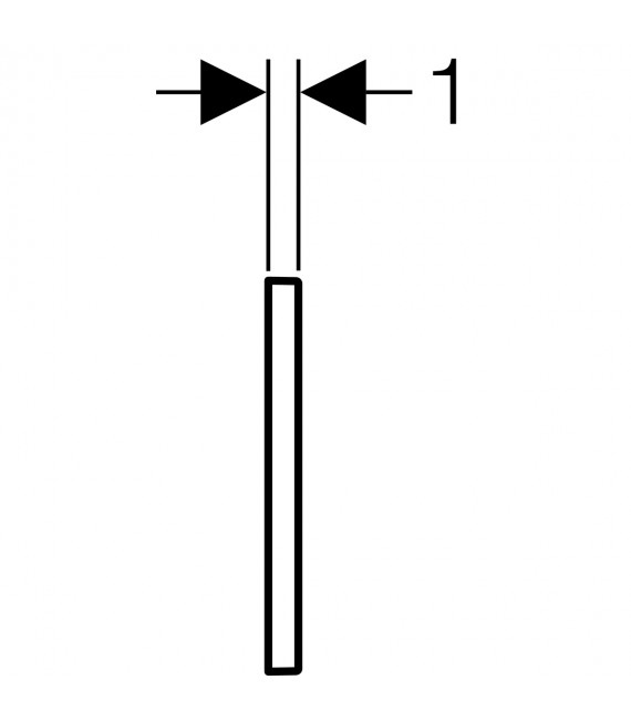 GEBERIT 116.026.GH.1 Sistema Electrónico Descarga Urinario